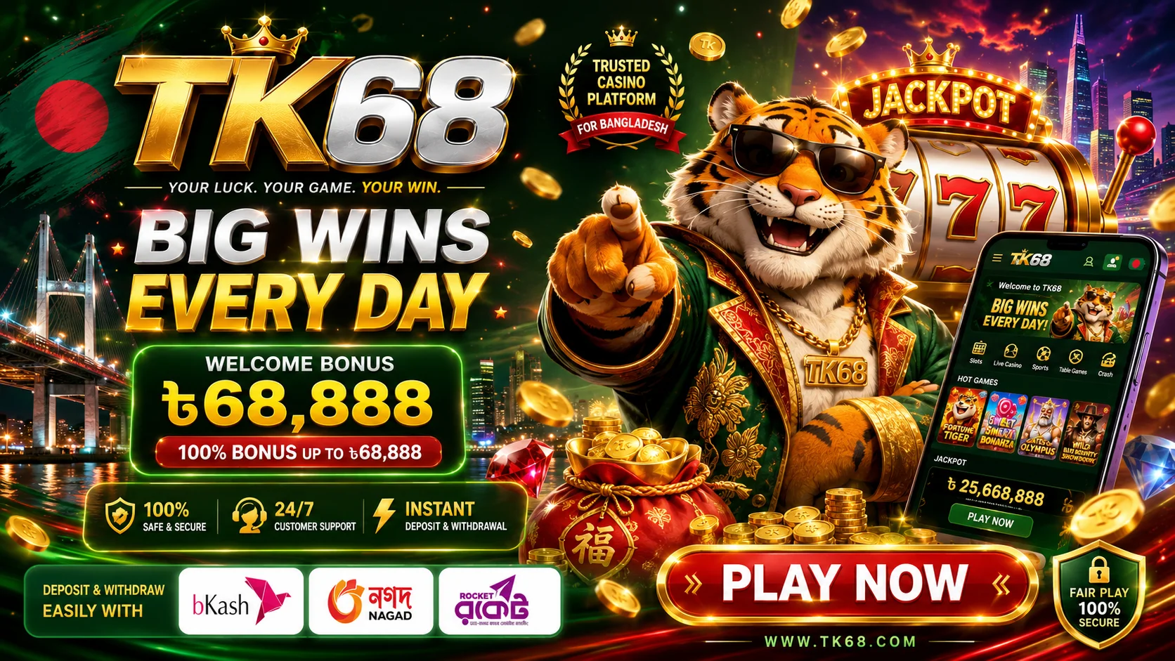 Elegant Bangladeshi woman at luxury online casino lounge with laptop